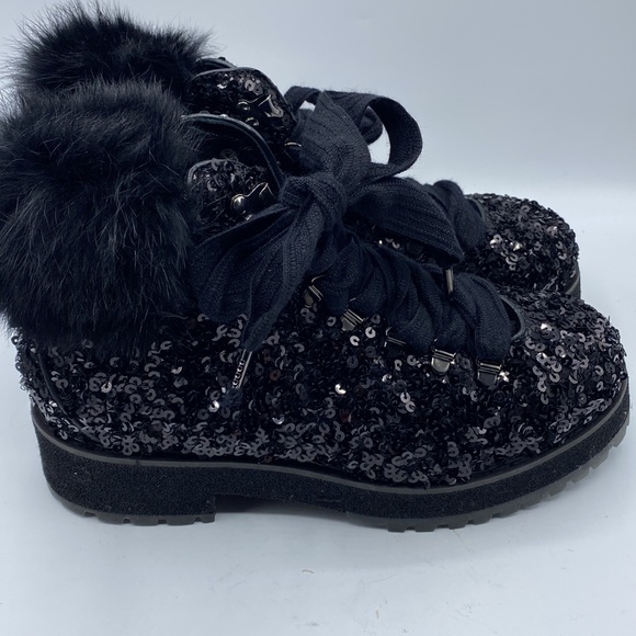 Agl APRESKI Special black sequined‎ boots - Picture 1 of 14